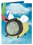 Обкладинка для паспорта Kyiv Style «Бджілка»