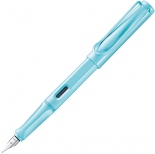 Чорнильна ручка Lamy Safari Pastel Aqua Sky (для шульги, аквамарин, перо LH)