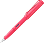 Чорнильна ручка Lamy Safari Limited Захід (коралова, перо F)