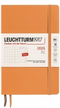 Щомісячник Leuchtturm1917 2025 на 16 місяців (B6+, абрикосовий, м'яка обкладинка)