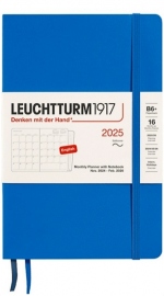 Купить Ежемесячник Leuchtturm1917 2025 на 16 месяцев (B6+, небесный, мягкая обложка) в интернет магазине в Киеве: цены, доставка - интернет магазин Д.Магазин