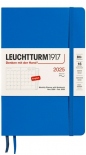 Щомісячник Leuchtturm1917 2025 на 16 місяців (B6+, небесний, м'яка обкладинка)