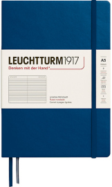 Купить Блокнот Leuchtturm1917 Indigo в линию (средний, индиго) в интернет магазине в Киеве: цены, доставка - интернет магазин Д.Магазин