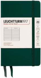 Купить Блокнот Leuchtturm1917 Natural Colours в линию (карманный, лесной зеленый) в интернет магазине в Киеве: цены, доставка - интернет магазин Д.Магазин