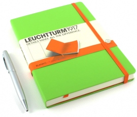 Блокнот Leuchtturm1917 BiCOLORE среднего формата (лаймово-оранжевый) ― Д.Магазин