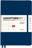 Щоденник Leuchtturm1917 на 2024 рік (А5, темно-синій)