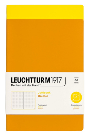 Купить Набор тетрадей Leuchtturm1917 Jottbook Double в точку (средний, лимонный / солнечный желтый) в интернет магазине в Киеве: цены, доставка - интернет магазин Д.Магазин