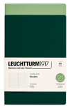 Набір зошитів Leuchtturm1917 Jottbook Double в крапку (середній, світло-зелений / лісовий зелений)