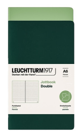 Купить Набор тетрадей Leuchtturm1917 Jottbook Double в точку (карманный, светло-зеленый / лесной зеленый) в интернет магазине в Киеве: цены, доставка - интернет магазин Д.Магазин