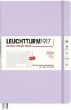 Щомісячник Leuchtturm1917 2024 на 16 місяців (B5, бузковий, м'яка обкладинка)