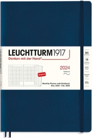 Купить Ежемесячник Leuchtturm1917 2024 на 16 месяцев (B5, темно-синий, мягкая обложка) в интернет магазине в Киеве: цены, доставка - интернет магазин Д.Магазин
