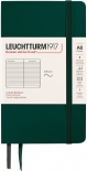 Блокнот Leuchtturm1917 Natural Colours в лінію (кишеньковий, лісовий зелений, м'яка обкладинка)
