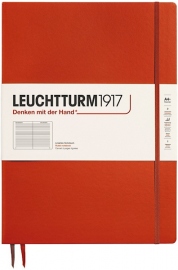 Купить Блокнот Leuchtturm1917 Natural Colours Master Slim в линию (большой, лисий красный) в интернет магазине в Киеве: цены, доставка - интернет магазин Д.Магазин