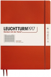 Купить Блокнот Leuchtturm1917 Natural Colours Master Slim в клетку (большой, лисий красный) в интернет магазине в Киеве: цены, доставка - интернет магазин Д.Магазин