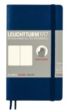 Блокнот Leuchtturm1917 нелінований (кишеньковий, темно-синій, м'яка обкладинка)