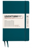 Блокнот Leuchtturm1917 Paperback в лінію (B6+, тихоокеанський зелений)