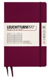 Блокнот Leuchtturm1917 Paperback в лінію (B6+, винний)