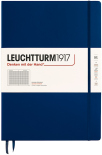 Блокнот Leuchtturm1917 Master Classic в клітинку (великий, темно-синій)