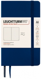 Купить Блокнот Leuchtturm1917  в точку (карманный, темно-синий, мягкая обложка) в интернет магазине в Киеве: цены, доставка - интернет магазин Д.Магазин