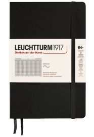 Купить Блокнот Leuchtturm1917 Paperback  в клетку (B6+, черный, мягкая обложка) в интернет магазине в Киеве: цены, доставка - интернет магазин Д.Магазин