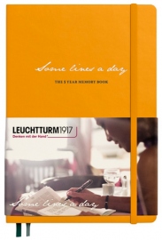 Купить Дневник Leuchtturm1917 Memory Book «Some Lines A Day» на 5 лет (солнечный желтый) в интернет магазине в Киеве: цены, доставка - интернет магазин Д.Магазин