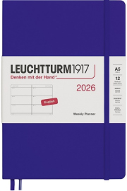 Купить Еженедельник горизонтальный Leuchtturm1917 на 2026 год (A5, чернильный) в интернет магазине в Киеве: цены, доставка - интернет магазин Д.Магазин