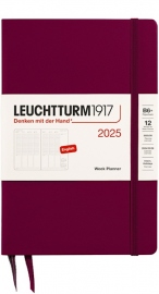 Купить Еженедельник вертикальный Leuchtturm1917 на 2025 год (B6+, винный) в интернет магазине в Киеве: цены, доставка - интернет магазин Д.Магазин