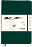 Щотижневик Leuchtturm1917 на 2024 рік із замітками (A5, лісовий зелений, м'яка обкладинка)