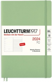 Купить Еженедельник Leuchtturm1917 на 2024 год с заметками (B6+, светло-зеленый, мягкая обложка) в интернет магазине в Киеве: цены, доставка - интернет магазин Д.Магазин