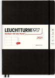 Щотижневик горизонтальний Leuchtturm1917 на 2024 рік (А4+, чорний)