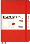 Щотижневик Leuchtturm1917 на 2024 рік із замітками (A5, лисячий червоний)