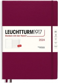Купить Еженедельник Leuchtturm1917 на 2024 год с заметками (A4+, винный) в интернет магазине в Киеве: цены, доставка - интернет магазин Д.Магазин