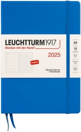 Купить Еженедельник Leuchtturm1917 на 2025 год с заметками в точку (A5, небесный) в интернет магазине в Киеве: цены, доставка - интернет магазин Д.Магазин