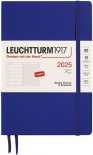 Щотижневик Leuchtturm1917 на 2025 рік із замітками (A5, чорнильний, м'яка обкладинка)