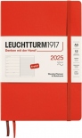 Щотижневик Leuchtturm1917 на 2025 рік із замітками (A5, лобстеровий, м'яка обкладинка)