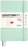 Щотижневик Leuchtturm1917 на 2025 рік із замітками (A5, м'ятний, м'яка обкладинка)