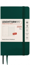 Купить Еженедельник Leuchtturm1917 на 2025 год с заметками (A6, лесной зеленый, мягкая обложка) в интернет магазине в Киеве: цены, доставка - интернет магазин Д.Магазин