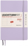 Щотижневик горизонтальний Leuchtturm1917 на 2025 рік (А5, бузковий, м'яка обкладинка)