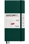 Щотижневик Leuchtturm1917 Wallet на 2026 рік із замітками в крапку (B6+, лісовий зелений)