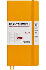 Купить Еженедельник Leuchtturm1917 Wallet на 2026 год с заметками в точку (B6+, солнечный желтый) в интернет магазине в Киеве: цены, доставка - интернет магазин Д.Магазин