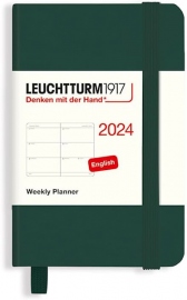 Купить Еженедельник горизонтальный Leuchtturm1917 на 2024 год (A7, лесной зеленый) в интернет магазине в Киеве: цены, доставка - интернет магазин Д.Магазин