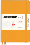 Щотижневик вертикальний Leuchtturm1917 на 2024 рік (A5, сонячний жовтий)