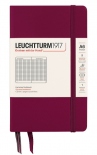 Блокнот Leuchtturm1917 в клітинку (кишеньковий, винний)