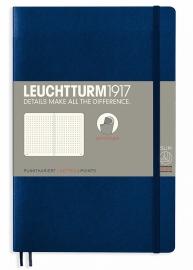 Купить Блокнот Leuchtturm1917 Paperback B6 в точку (темно-синий, мягкая обложка) в интернет магазине в Киеве: цены, доставка - интернет магазин Д.Магазин