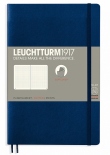 Блокнот Leuchtturm1917 Paperback B6 в точку (темно-синій, м'яка обкладинка)