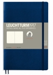 Блокнот Leuchtturm1917 Paperback нелинованный (B6+, тёмно-синий, мягкая обложка)