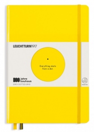Купить Блокнот Leuchtturm1917 100 Years Bauhaus в точку (средний, лимонный) в интернет магазине в Киеве: цены, доставка - интернет магазин Д.Магазин