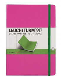 Блокнот Leuchtturm1917 BiCOLORE среднего формата (розово-зеленый) ― Д.Магазин