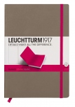 Блокнот Leuchtturm1917 BiCOLORE среднего формата (серый-розовый)