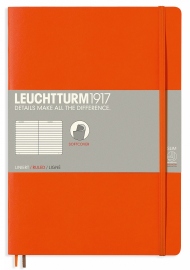 Купить Блокнот Leuchtturm1917 Composition B5 в линию (оранжевый, мягкая обложка) в интернет магазине в Киеве: цены, доставка - интернет магазин Д.Магазин
